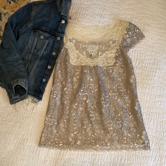 Anthro lace top